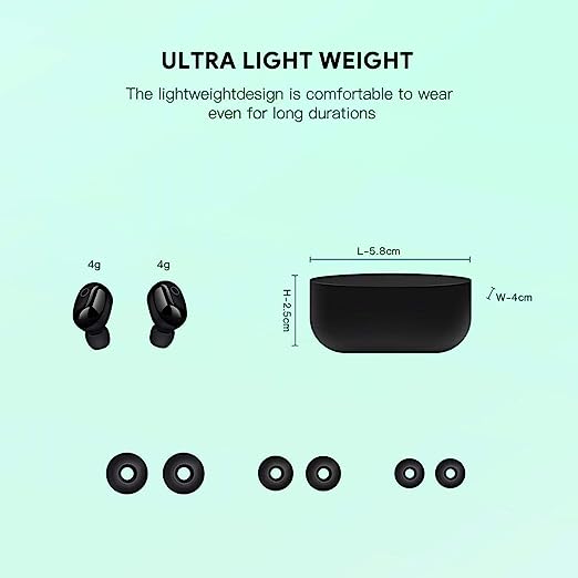 Atongm Wireless Earbuds Bluetooth 5.0 Earphones, pendali IPX5 Waterproof Earbuds with Deep Bass, Auto Pairing, Mini Portable Charging Case, Touch Control in-Ear Wireless Headphones for Sport Running Atongm Wireless Earbuds Bluetooth 5.0 Earphones, pendali IPX5 Waterproof Earbuds with Deep Bass, Auto Pairing, Mini Portable Charging Case, Touch Control in-Ear Wireless Headphones for Sport Running